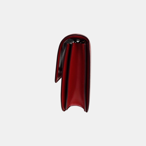 CLASSIC BOX Medium Calfskin Red
