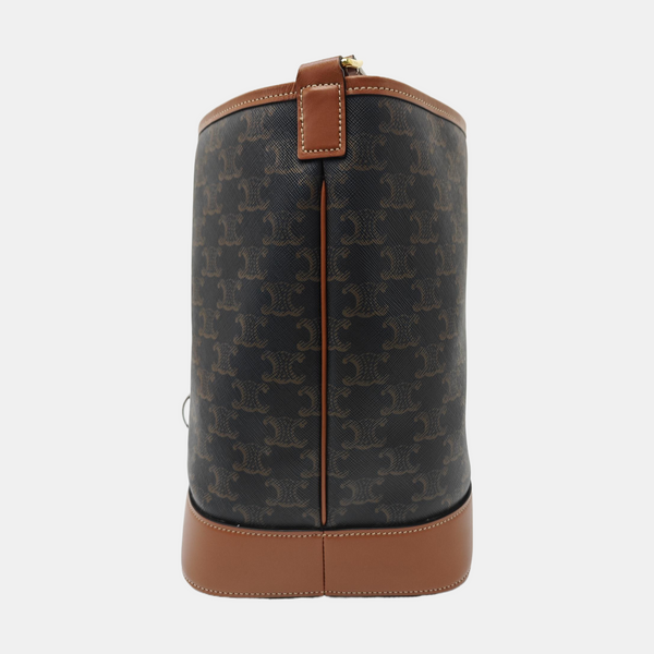 TRIOMPHE CANVAS Small Coated Canvas Brown