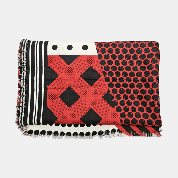 Mulberry Silk Scarf Red