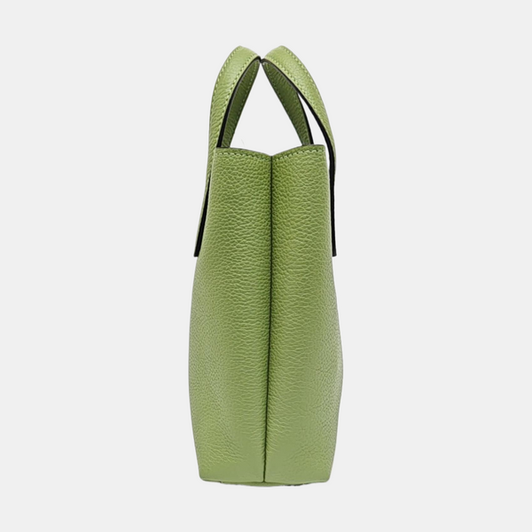 Gancini Mini Calfskin Green