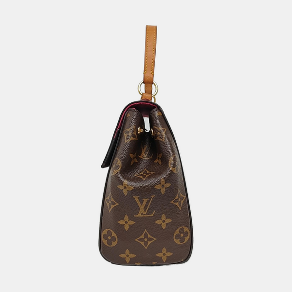 CLUNY PM Monogram Coated Canvas Brown