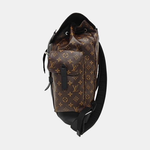 CHRISTOPHER PM Monogram Coated Canvas Brown