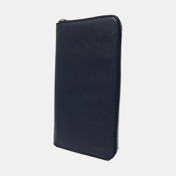 Saffiano Calfskin Wallet Blue