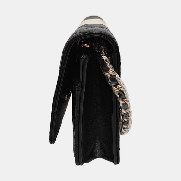 WOC Quilted Lambskin Black