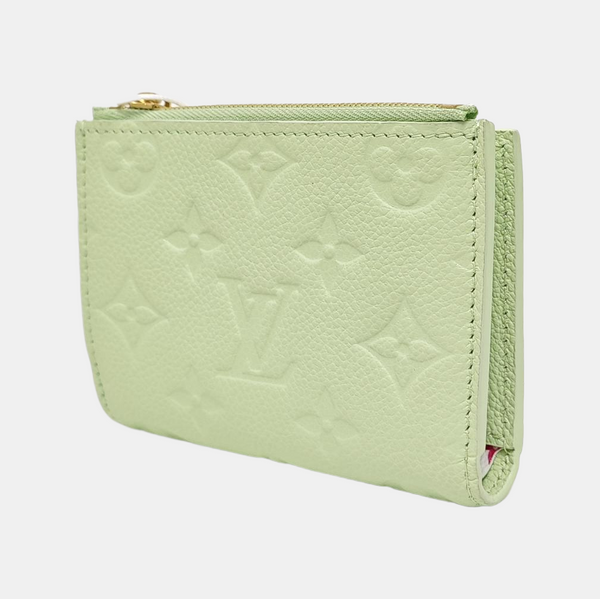 Monogram Calfskin Wallet Green