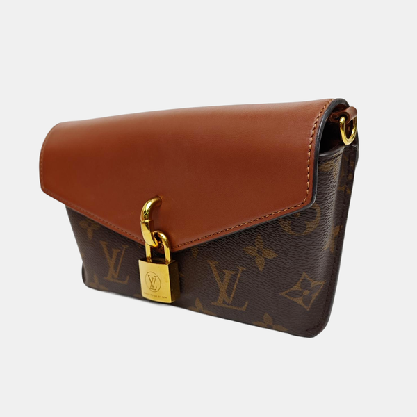 PADLOCK Monogram Coated Canvas Brown