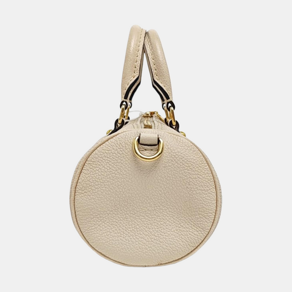 PAPILLON BB Monogram Calfskin Beige