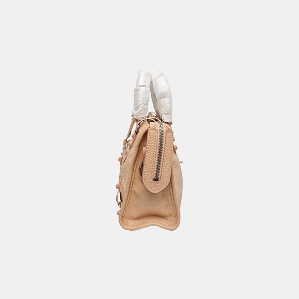 Authenticated pre-owned Classic City Mini Lambskin Pink - Tote Bag at Looply