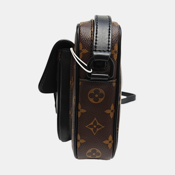 CHRISTOPHER Monogram Coated Canvas Brown