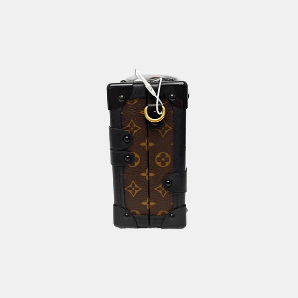 PETITE MALLE Monogram Coated Canvas Brown