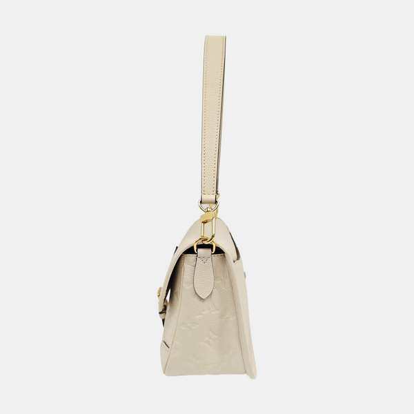 DIANE Monogram Calfskin Beige