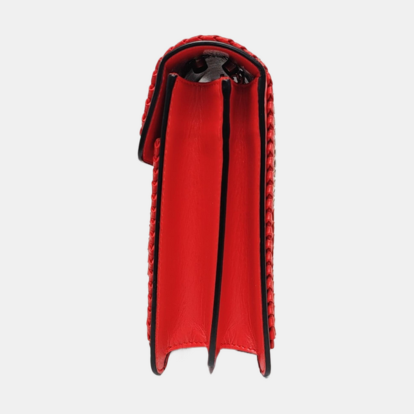 SERPENTI FOREVER Medium Calfskin Red