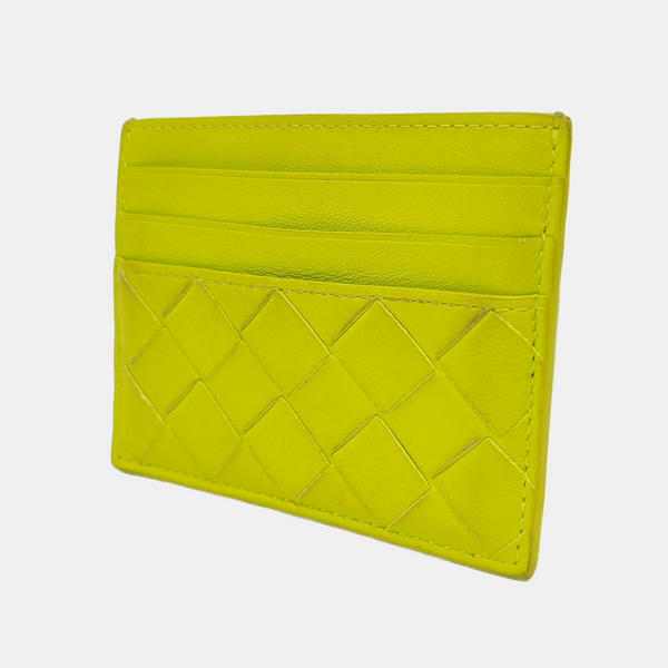 Calfskin Card Holder Green