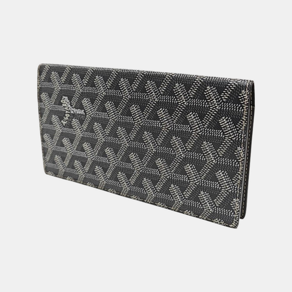 RICHELIEU Coated Canvas Gray Wallet