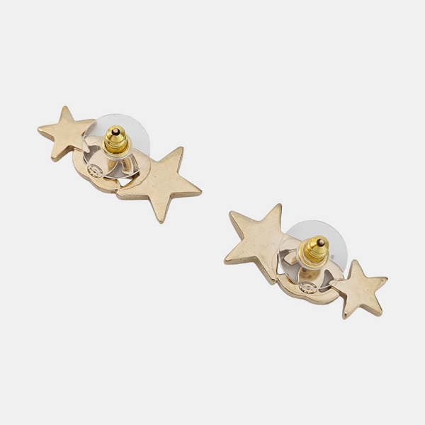 Metal Gold Stud Earrings