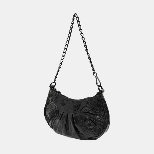Le Cagole Mini Calfskin Black