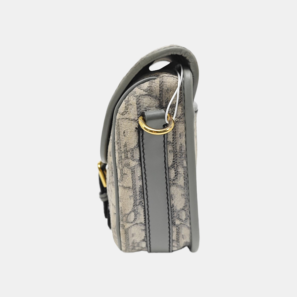 Bobby Medium Oblique Canvas Gray
