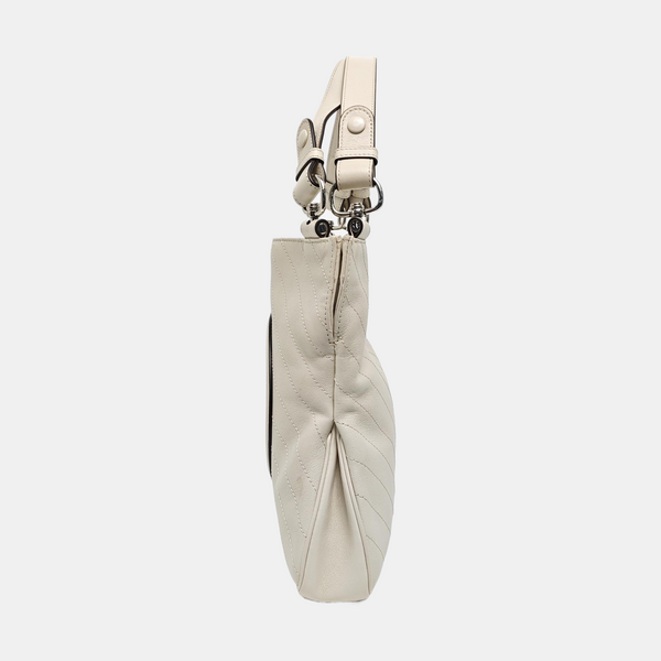 Quilted Calfskin White