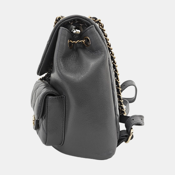 DUMA Quilted Calfskin Gray