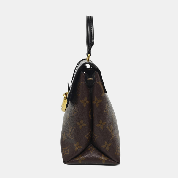 ONE HANDLE Monogram Coated Canvas Brown