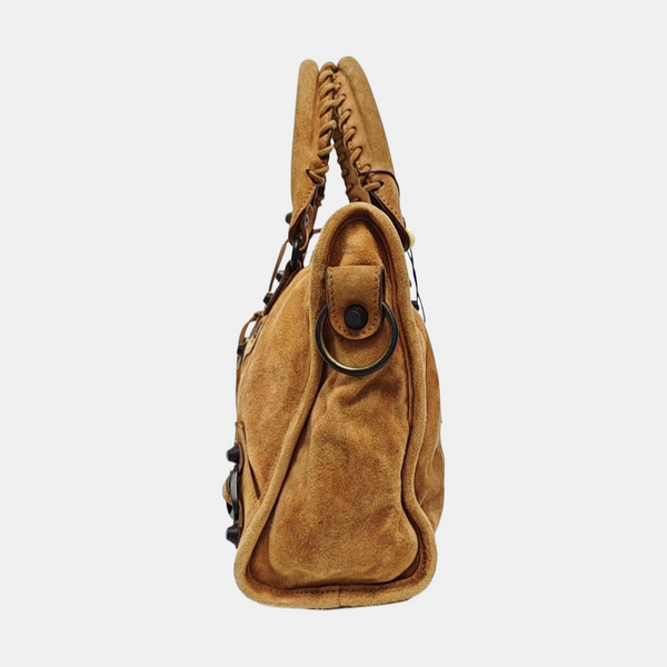 LE CITY Small Suede Brown