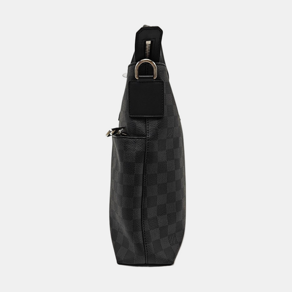 7 DAYS A WEEK Damier Graphite Coated Canvas Gray