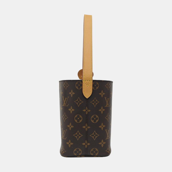 ALL IN BB Monogram Coated Canvas Brown