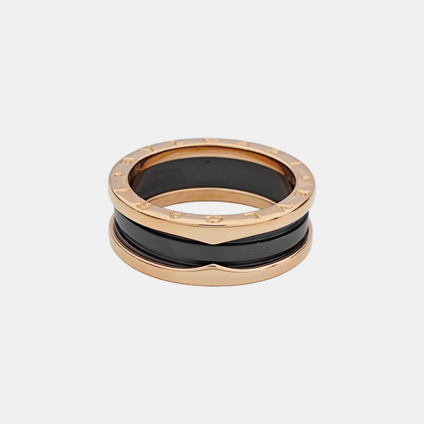 B.ZERO1 18k Rose Gold Ring EU 64