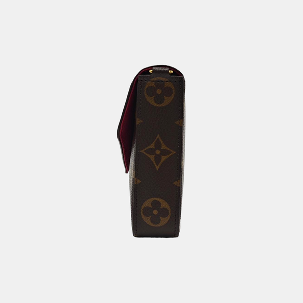 FÉLICIE Monogram Coated Canvas Brown