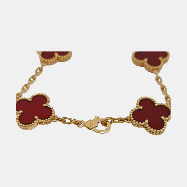 Vintage Alhambra 18k Gold Bracelet