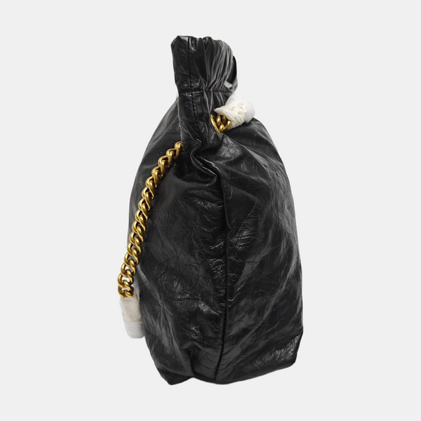 Calfskin Shoulder Bag Black