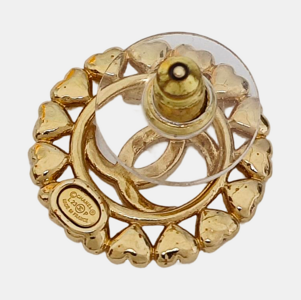 Metal Gold Stud Earrings