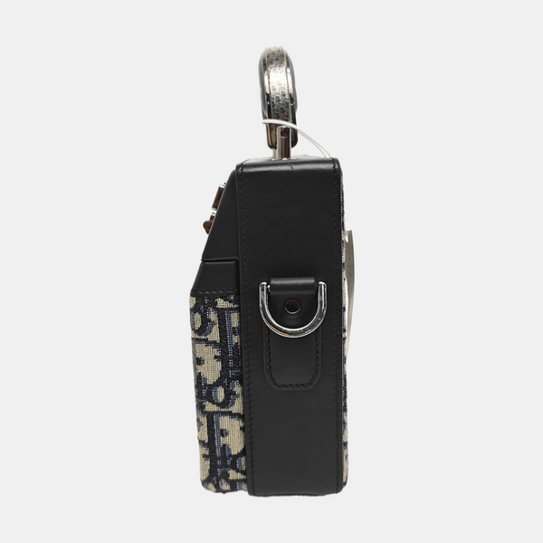 Lock Oblique Canvas Blue