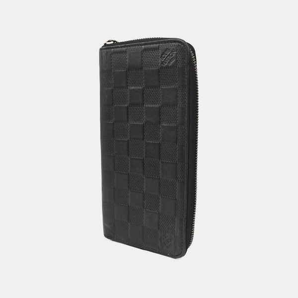 ZIPPY Damier Graphite Calfskin Black Wallet