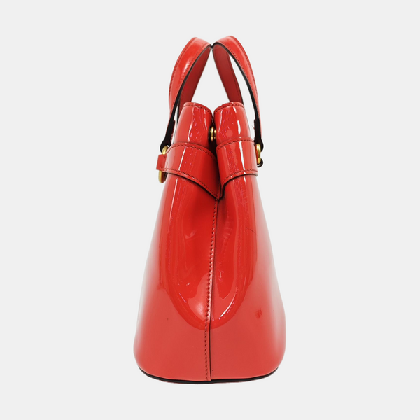 Bright Bit Patent Leather Red