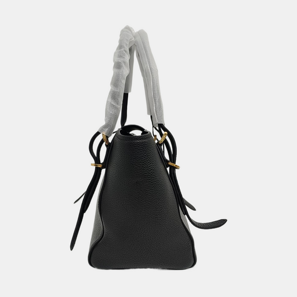 Calfskin Shoulder Bag Black