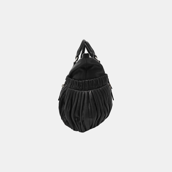 Large Leather Black