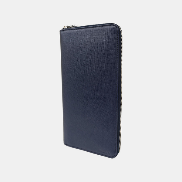 Saffiano Calfskin Wallet Blue