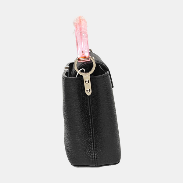 Authenticated pre-owned CAPUCINES Mini Calfskin Black - Shoulder Bag at Looply