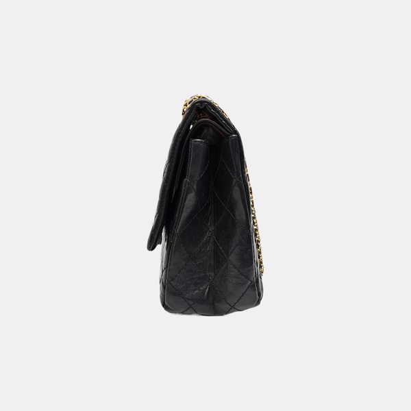 2.55 227 (jumbo) Quilted Calfskin Black