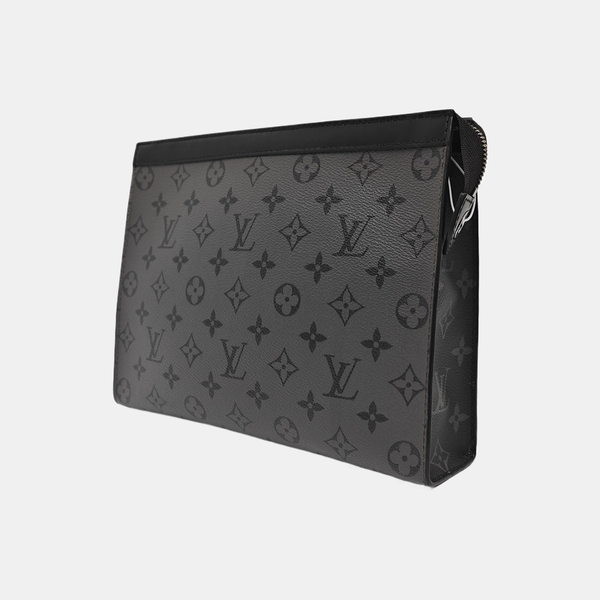 Pochette Voyag MM Monogram Coated Canvas Gray