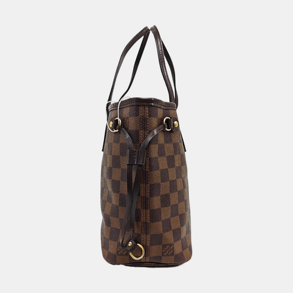 NEVERFULL PM Damier Ebene Coated Canvas Brown