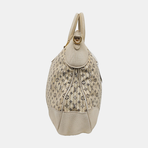 CROISETTE SAC MARINA Monogram Canvas White