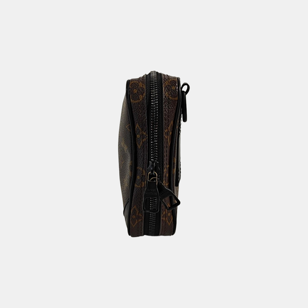 TROUSSE TOILETTE Monogram Coated Canvas Brown