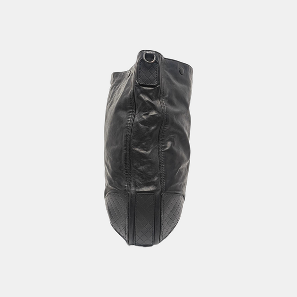 Calfskin Tote Bag Large Black