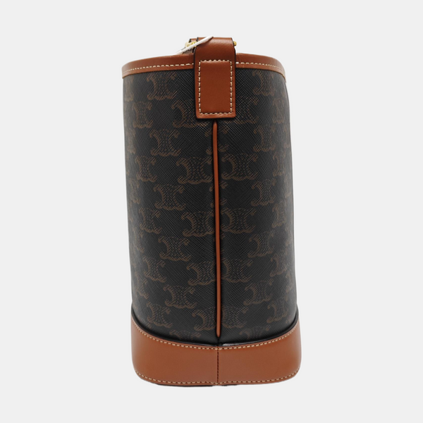 TRIOMPHE CANVAS Small Coated Canvas Brown