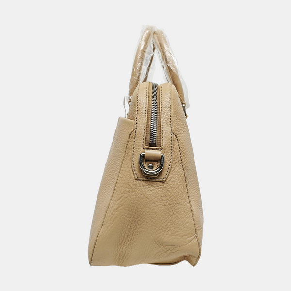 Calfskin Shoulder Bag Beige