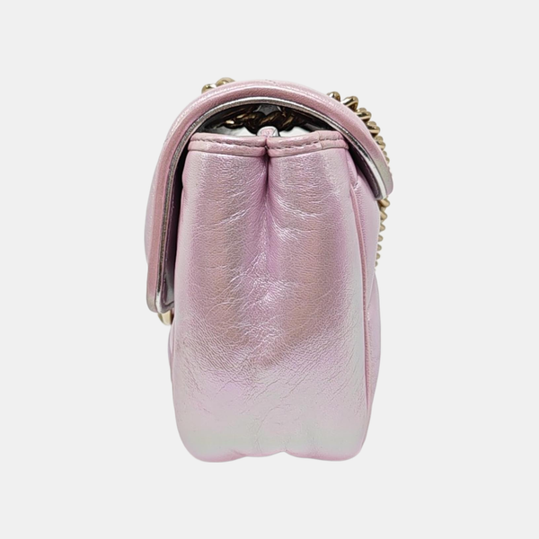 GG Marmont Mini Quilted Lambskin Pink