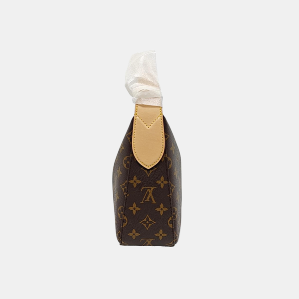SLOUCHY PM Monogram Coated Canvas Brown