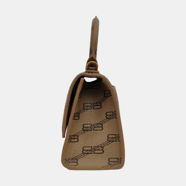 Hourglass XS Coated Canvas Brown